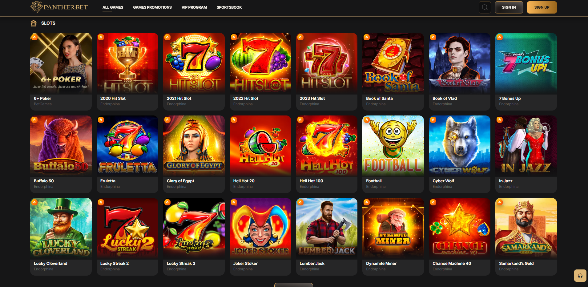 PantherBet Slots